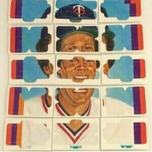 1991 Donruss Minneota TWINS-Hall of Famer ROD CAREW Puzzle 21 insert pieces